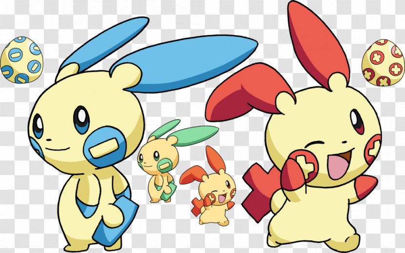 Pikachu Pokémon X And Y Minun Plusle Pachirisu - Pokedex Transparent PNG