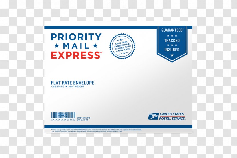 Express Mail United States Postal Service Envelope Cargo Transparent PNG