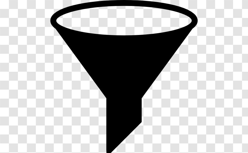Funnel - Black And White Transparent PNG