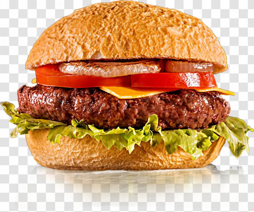 Hamburger Cheeseburger Restaurant French Fries Madero Delivery - Breakfast Sandwich - Bread Transparent PNG