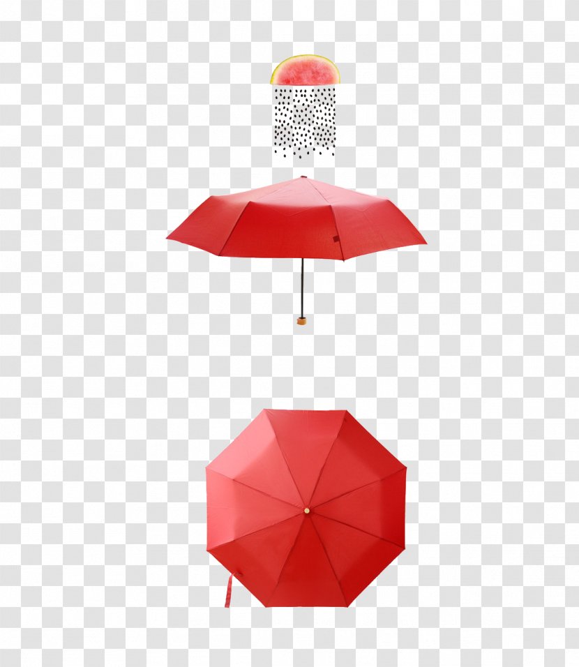 Umbrella Download Euclidean Vector - Red Transparent PNG