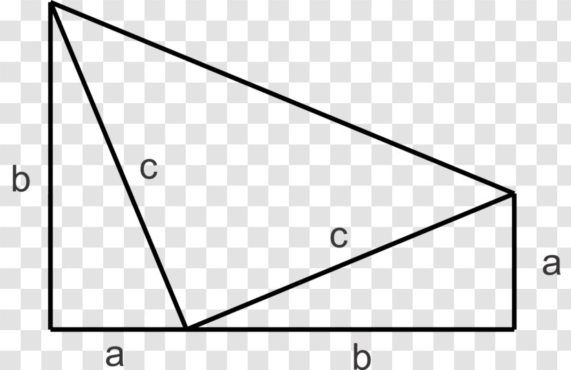 Right Triangle Pythagorean Theorem Hypotenuse Mathematical Proof - Symmetry Transparent PNG