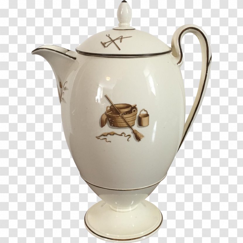 Teapot Creamware Tableware Ceramic Jug - Pottery - Plate Transparent PNG