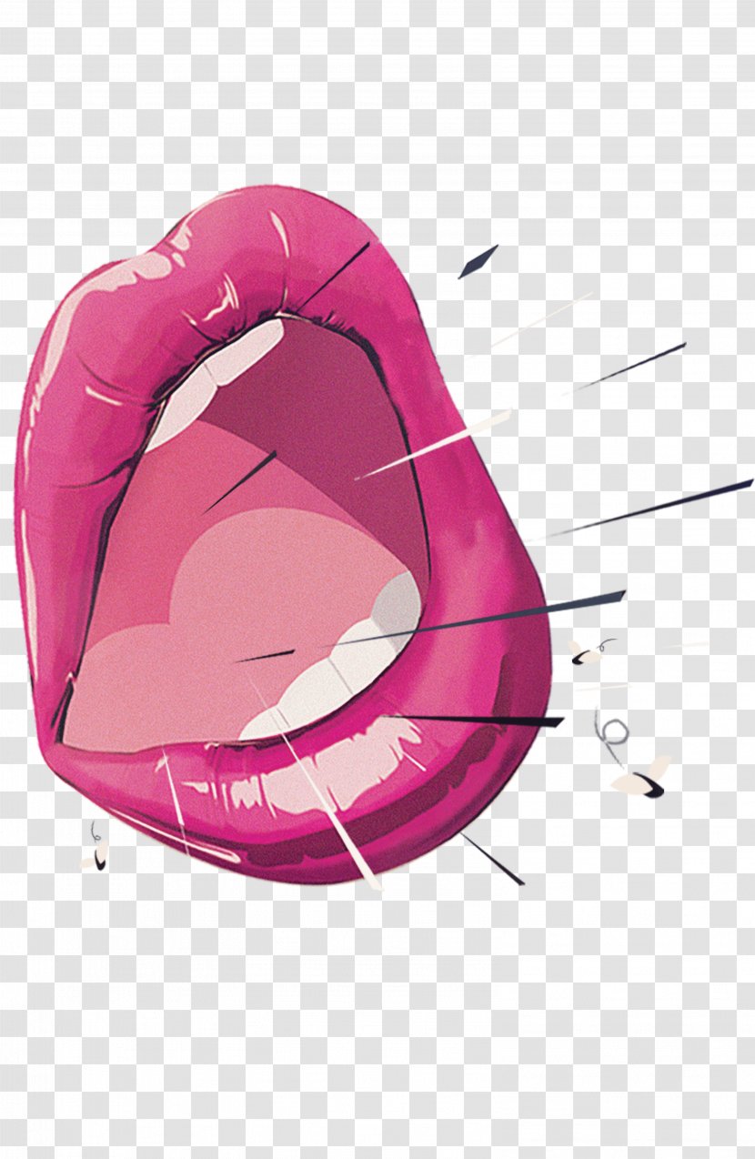 Lip Speech Mouth - Lips Transparent PNG