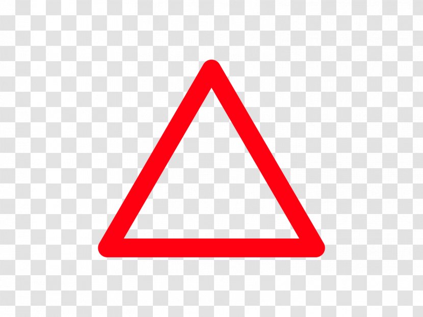 Warning Sign Traffic Royalty-free - Triangle - Lines Transparent PNG