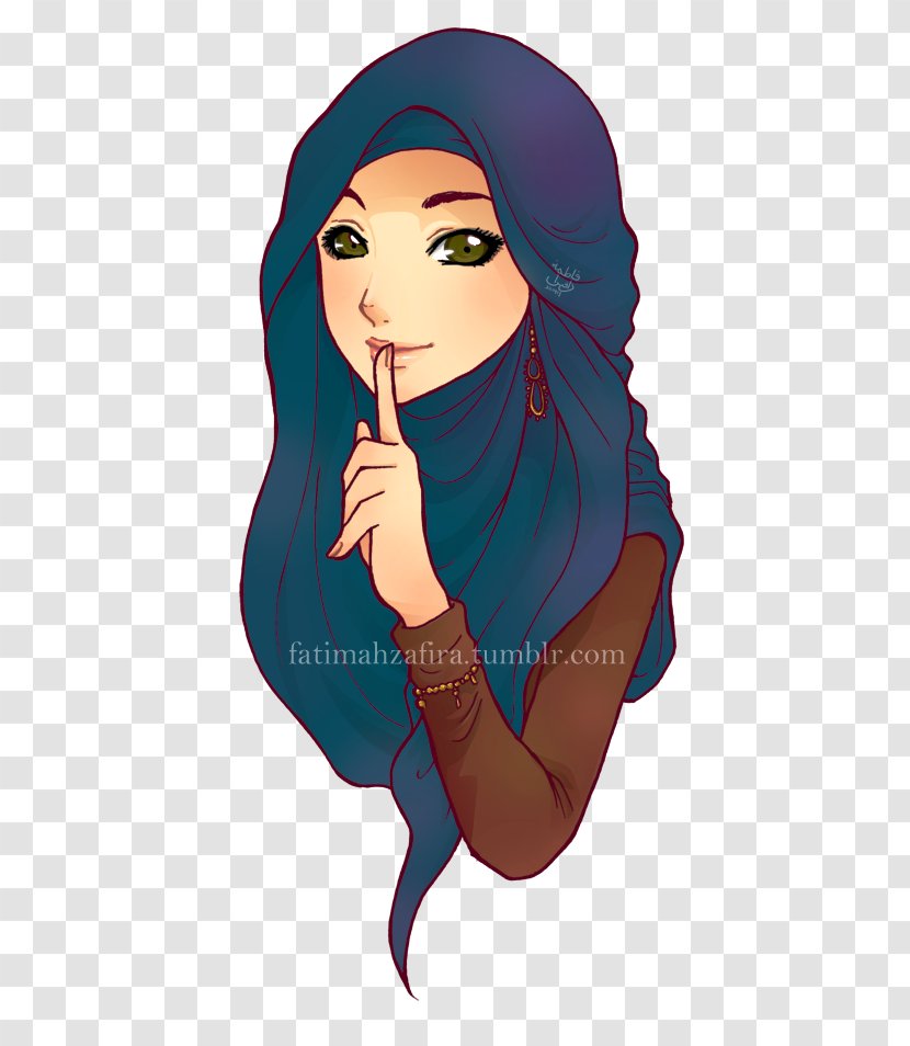 Hijab Islam Muslim Drawing Animation - Frame Transparent PNG