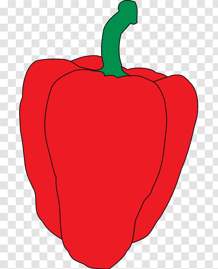 Bell Pepper Chili Pimiento Paprika Clip Art - Frame Transparent PNG