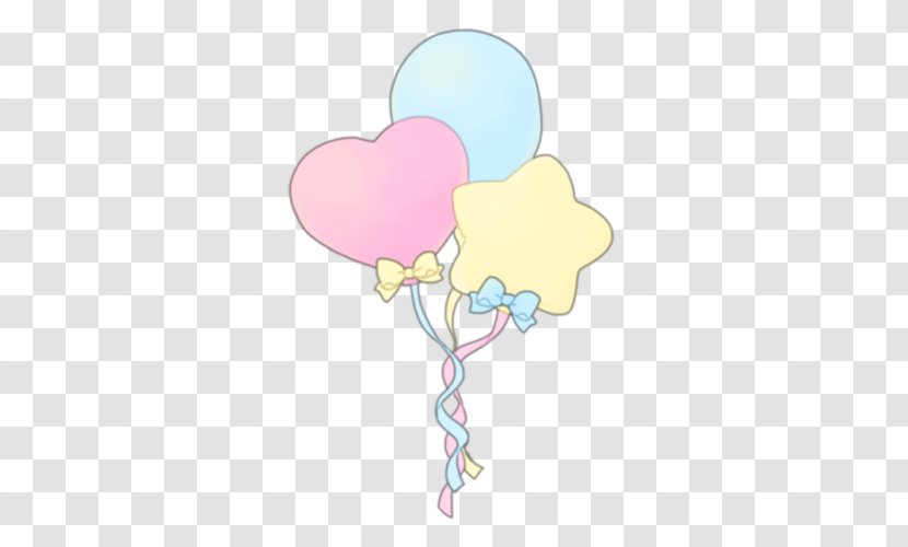 Balloon Kavaii Clip Art - Heart Transparent PNG