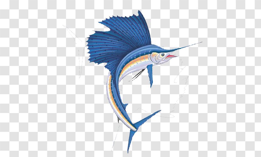 Fish Cartoon - Logo - Marlin Transparent PNG