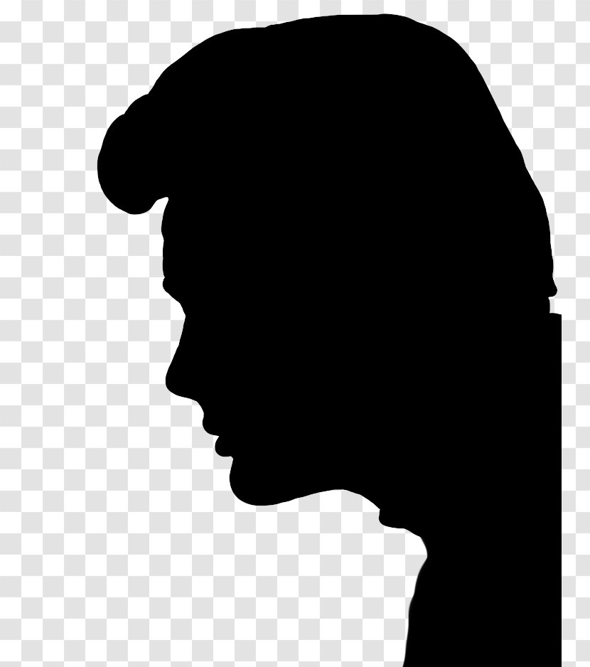 Silhouette Female - Face Transparent PNG