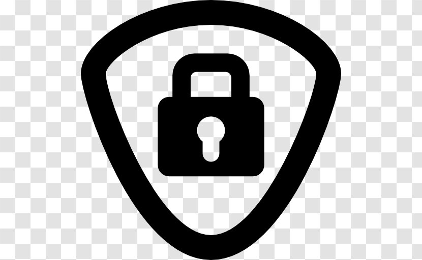 Black And White Padlock Area - Security Transparent PNG