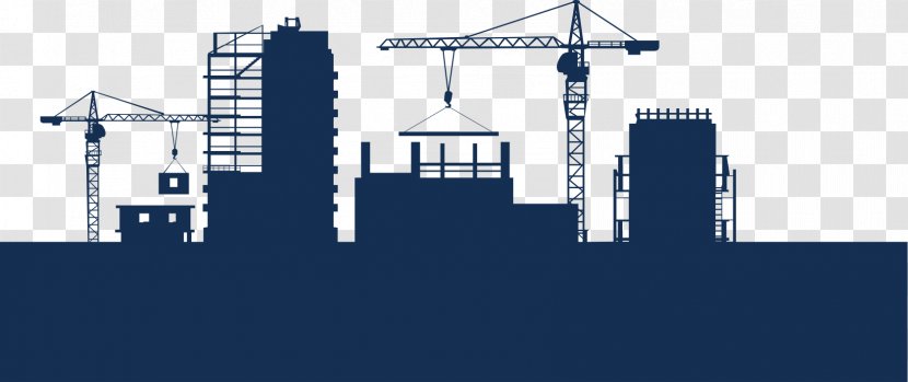Construction Crane Building Vector Graphics Heavy Machinery - Architecture Transparent PNG