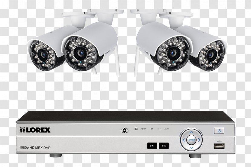 Wireless Security Camera Closed-circuit Television Digital Video Recorders Lorex Technology Inc - Alarms Systems Transparent PNG