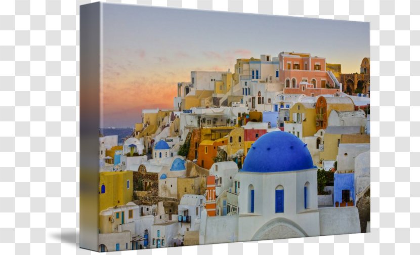 Crete Idea Color Island Pinnwand - Thira - Oia Transparent PNG
