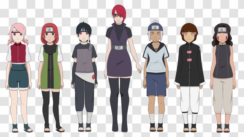 Naruto Uzumaki Sakura Haruno Child Karin Gaara - Flower - Kids Clothes Transparent PNG