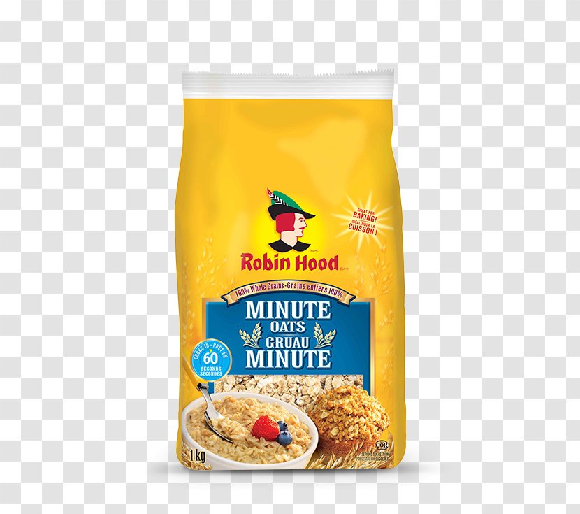 Breakfast Cereal Quaker Instant Oatmeal Robin Hood Whole Grain - Ingredient Transparent PNG