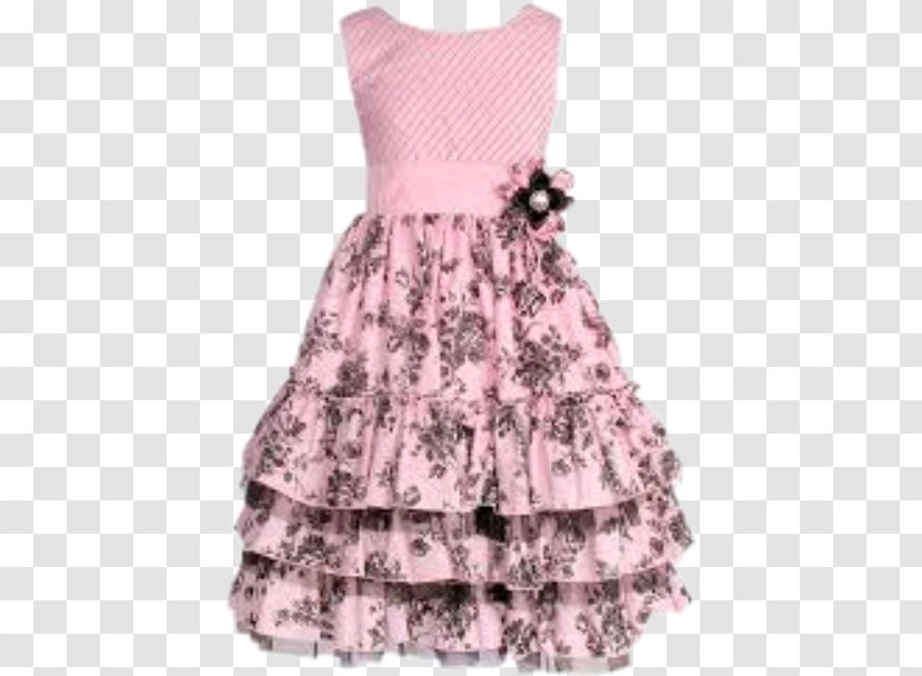 Dress Children's Clothing Party Fashion - Frame - Girly Dresses Transparent PNG