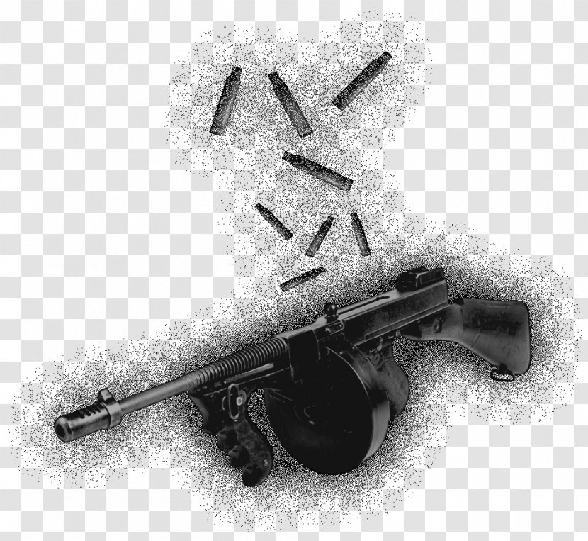 Trigger Firearm White - Design Transparent PNG