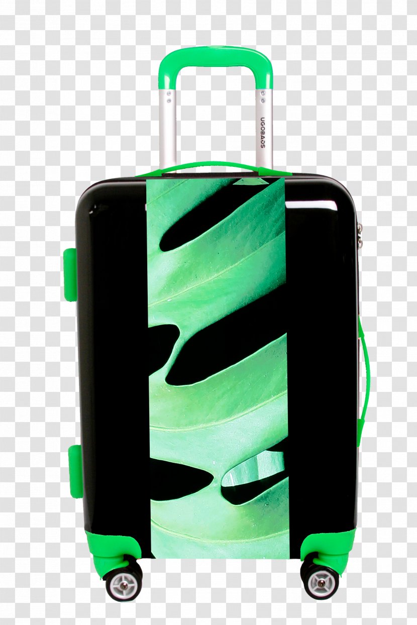 Hand Luggage Baggage Green - Bag Transparent PNG