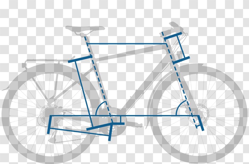 Bicycle Frames Wheels Saddles Road Hybrid Transparent PNG