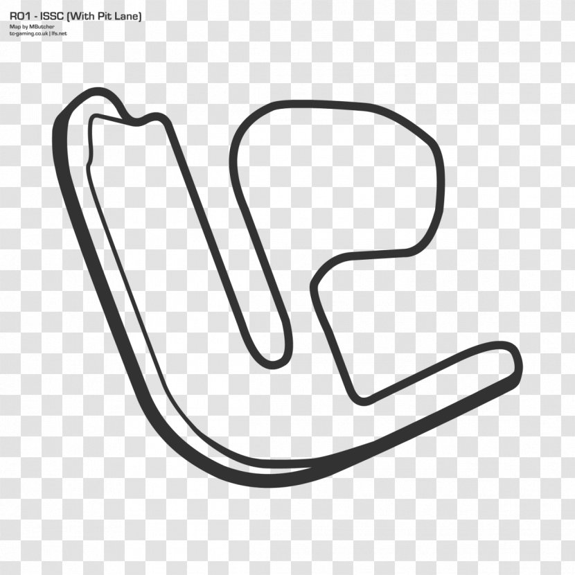 Live For Speed Race Track The Oval Clip Art - Black And White - Area Transparent PNG