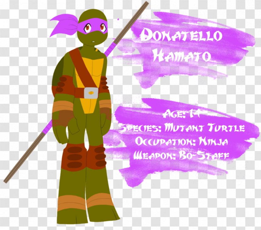 Illustration Clip Art Human Behavior Product - Character - Donatello Transparent PNG