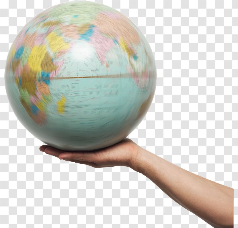 Globe Earth World Hand Clip Art - Shoulder Transparent PNG
