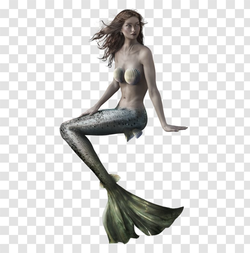 Mermaid Siren Nymph Legend - Flower Transparent PNG