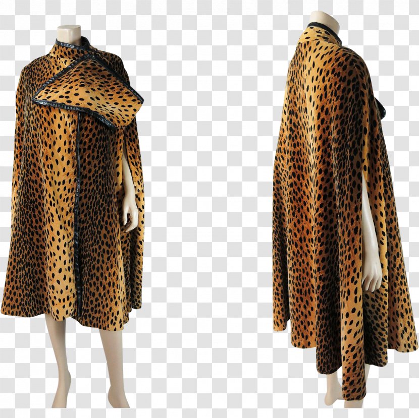 Cheetah Fur Clothing 1960s Ruby Lane Vintage - Outerwear Transparent PNG