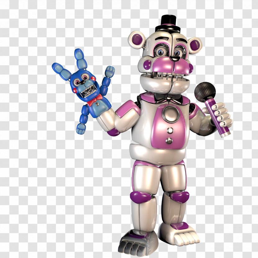 Five Nights At Freddy's: Sister Location Rendering Robot Cinema 4D - Christmas Ornament - Funtime Freddy Transparent PNG