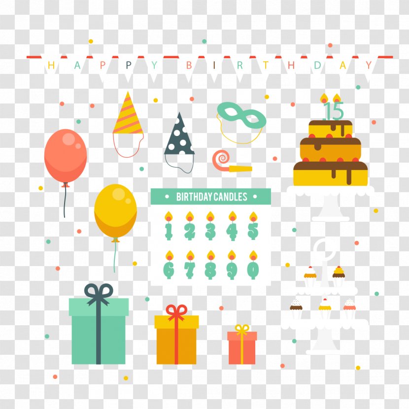 Birthday Vector Graphics Party Image - Text - Decoration Transparent PNG