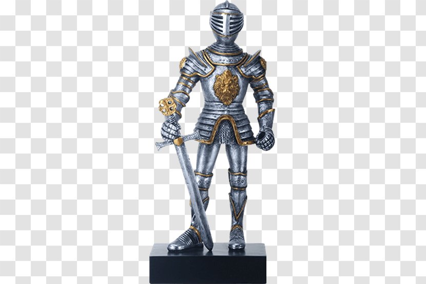 Knight Middle Ages Figurine Statue Chivalry - Shield Transparent PNG