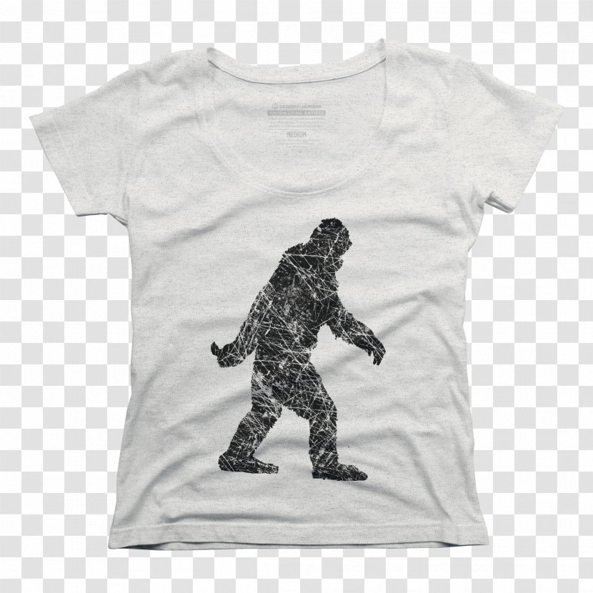 T-shirt Sleeve Hoodie Bigfoot - Fashion Transparent PNG