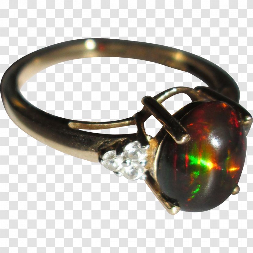 Opal Body Jewellery Silver Amber - Fashion Accessory - Fire Ring Transparent PNG