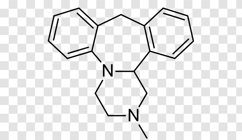 Epinastine Olopatadine Eye Drops & Lubricants Chemistry Structure - Black And White - Molecule Transparent PNG