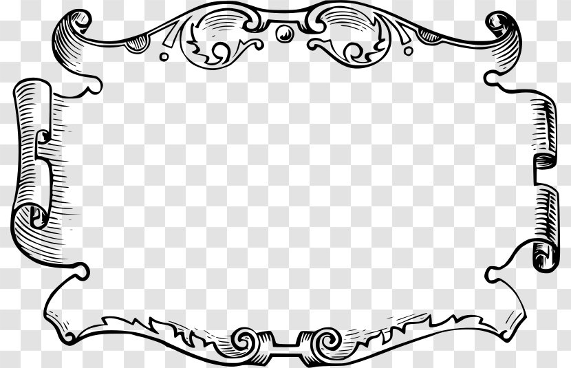 Borders And Frames Picture Drawing Clip Art - Ornate Transparent PNG