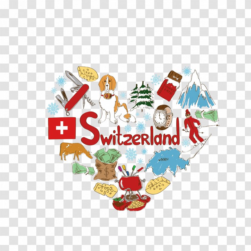 Switzerland Fondue Swiss Cuisine Clip Art - Heart - Elements Illustration Transparent PNG
