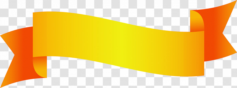 Yellow Ribbon Transparent PNG