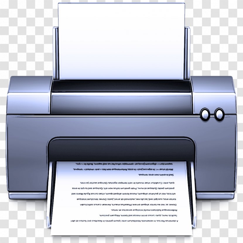 Printer Output Device Inkjet Printing Technology - Image Scanner Office Equipment Transparent PNG