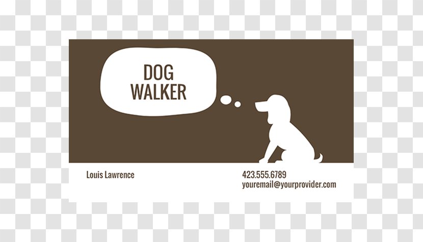 Pet Sitting Dog Walking Grooming Business Card Design Labrador Retriever - Text - Template Download Transparent PNG