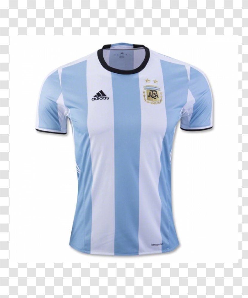 Argentina National Football Team T-shirt 2015 Copa América Jersey 2018 FIFA World Cup - Clothing - Soccer Transparent PNG