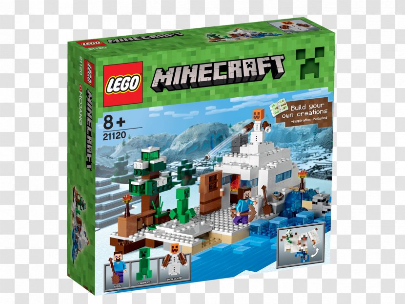 Lego Minecraft LEGO 21120 The Snow Hideout Toy Transparent PNG