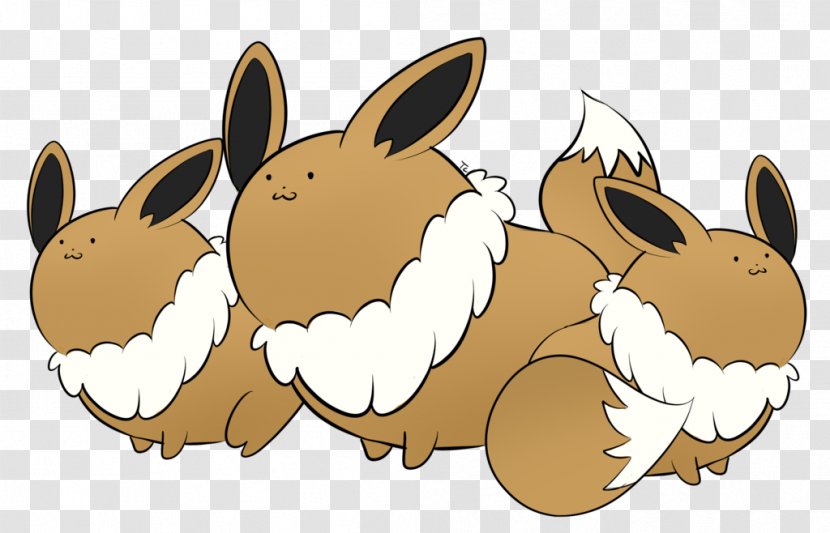 Eevee Domestic Rabbit Leafeon Potato Pokémon - Donkey Transparent PNG