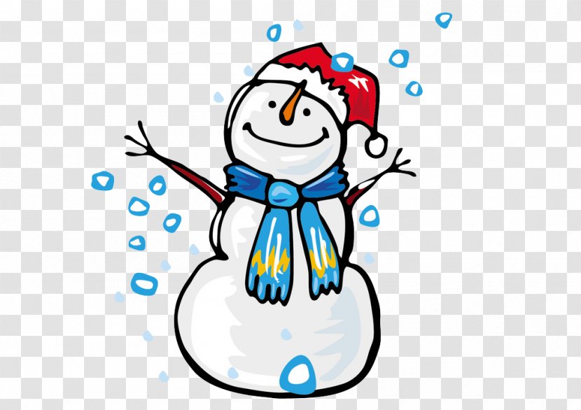 Winter Snowman Christmas Child - Bird - Lovely Transparent PNG