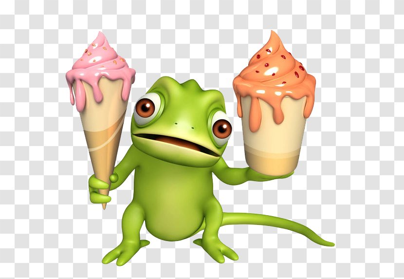 Photography Stock Illustration Royalty-free - Frogs Carry Ice Cream In Both Hands Transparent PNG