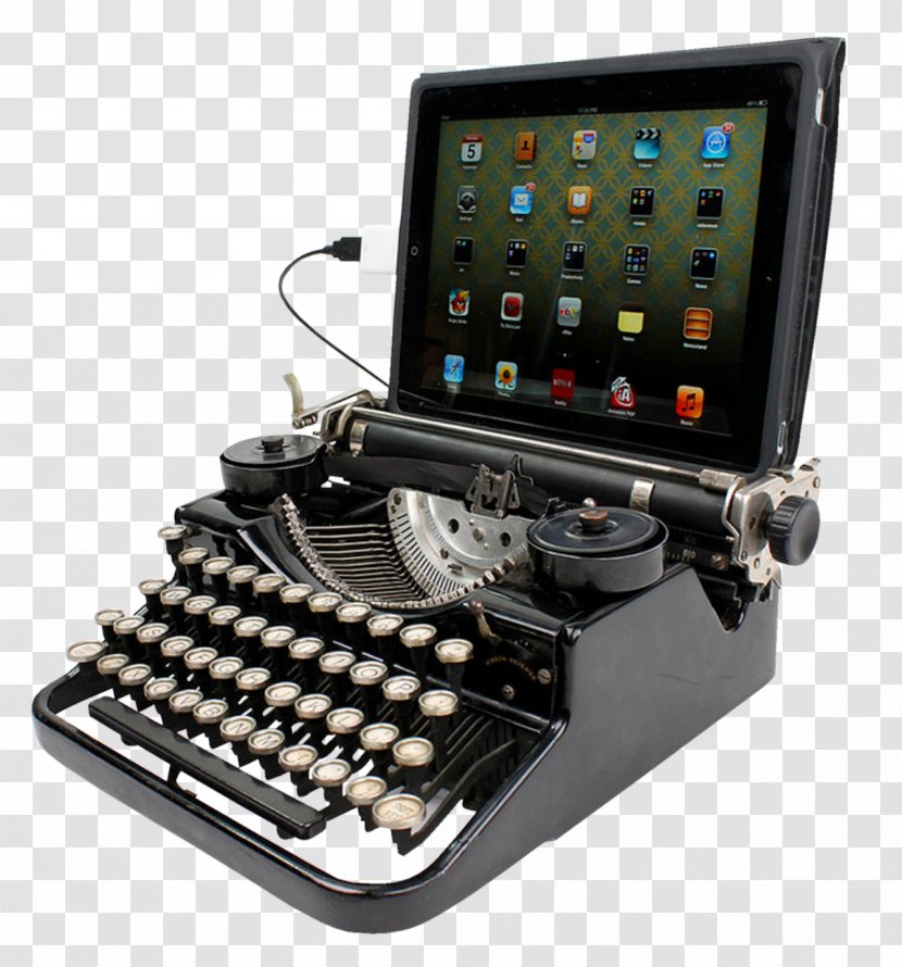 Computer Keyboard IPad Dell Model F - Portable - Typewriter Transparent PNG