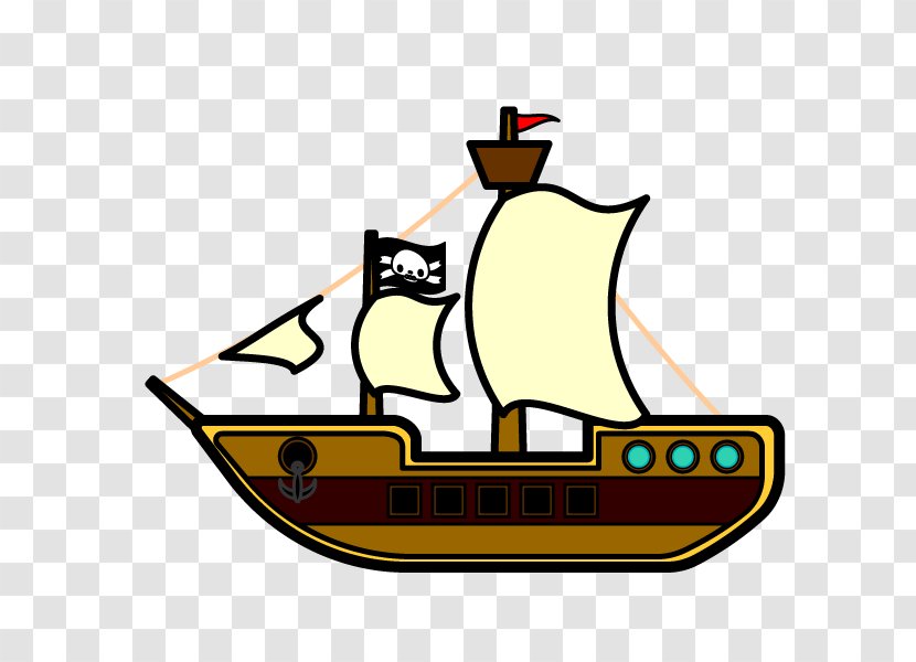 Piracy Watercraft Boating Clip Art - Caravel - Pirate Ships Transparent PNG