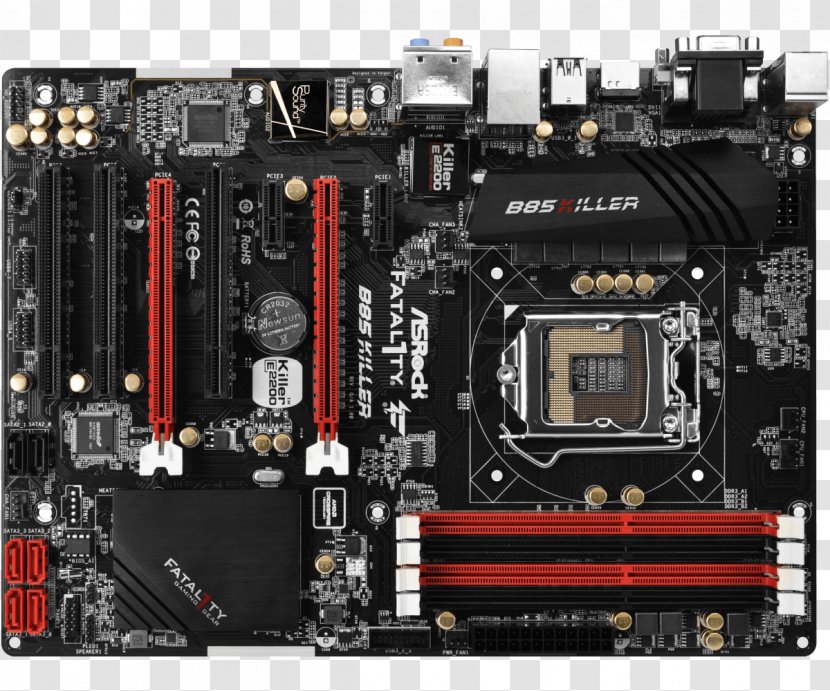 Motherboard ASRock Fatal1ty FM2A88X+ Killer B85 LGA 1150 - Asrock Transparent PNG