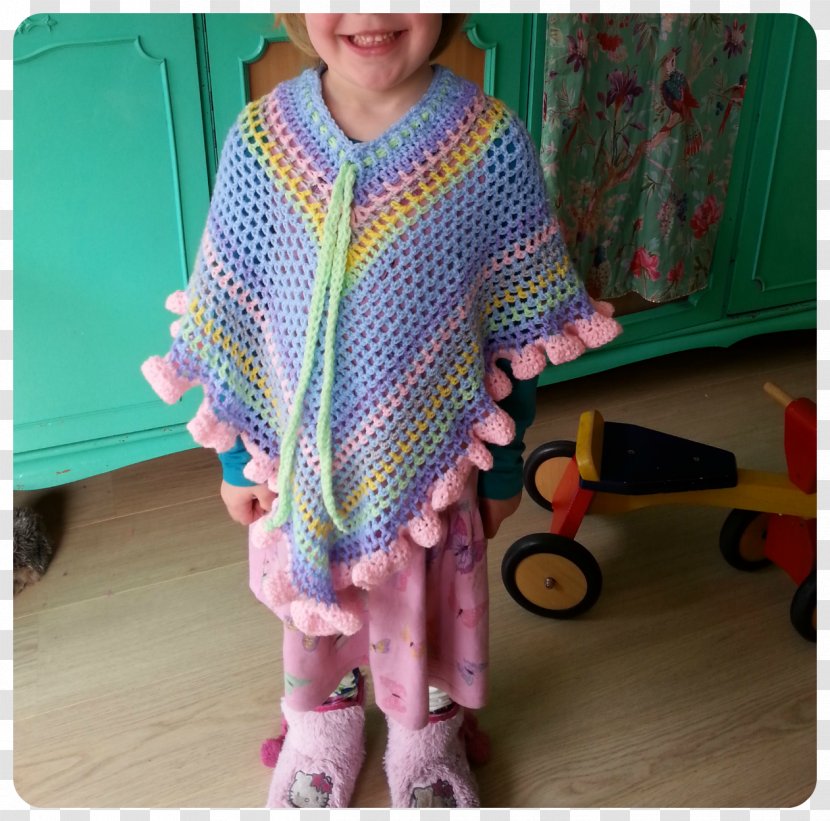 Outerwear Crochet Pink M Poncho Pattern Transparent PNG