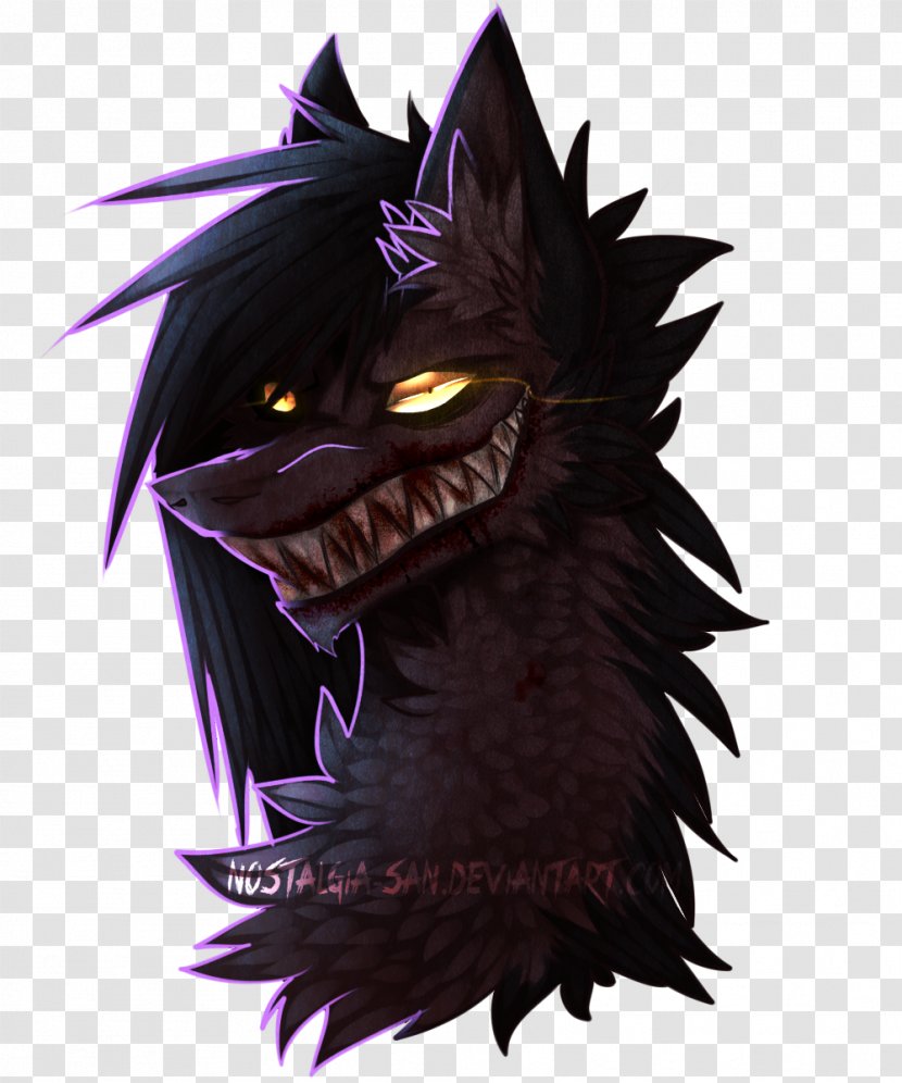 Legendary Creature Supernatural - Purple - Smiling Dog Transparent PNG